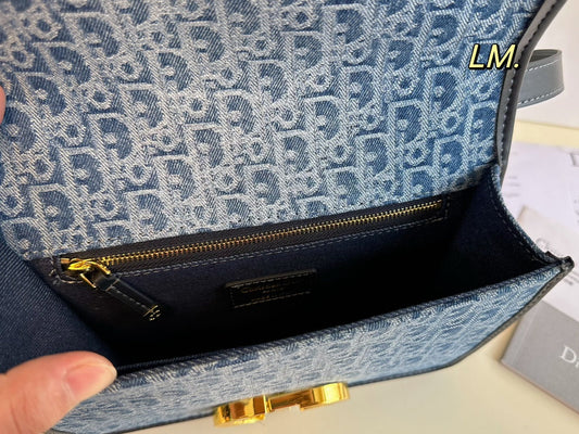 Vintage Denim Shoulder Bag